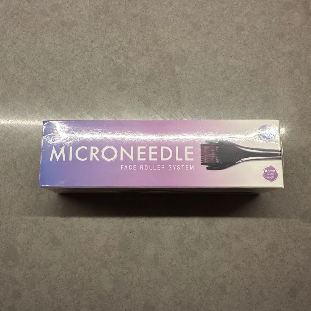NWT ORA‎ BEAUTY PURPLE/BLACK MICRONEEDLE FACE ROLLER
